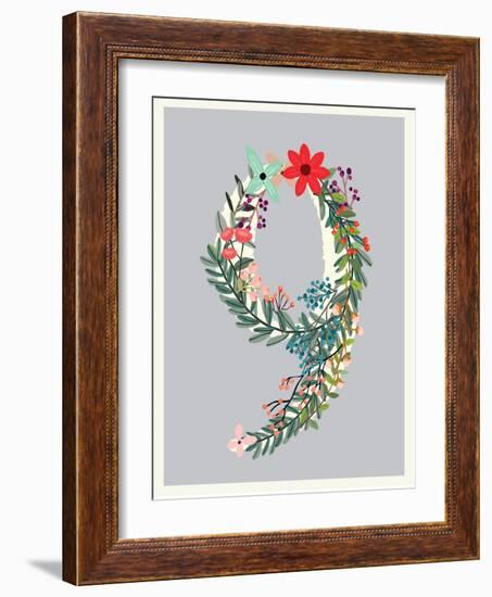 Number 9-Kindred Sol Collective-Framed Art Print