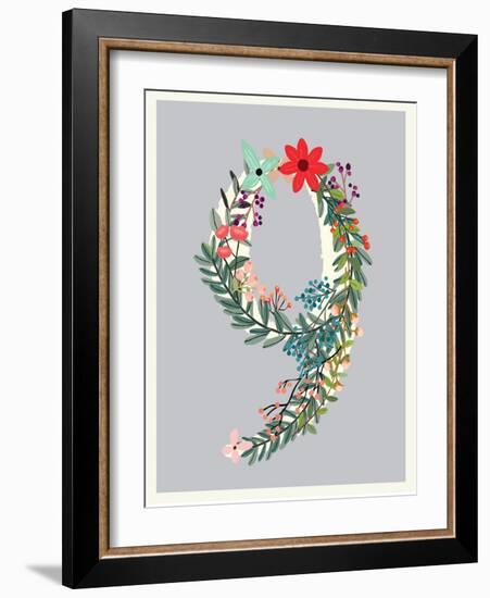 Number 9-Kindred Sol Collective-Framed Art Print