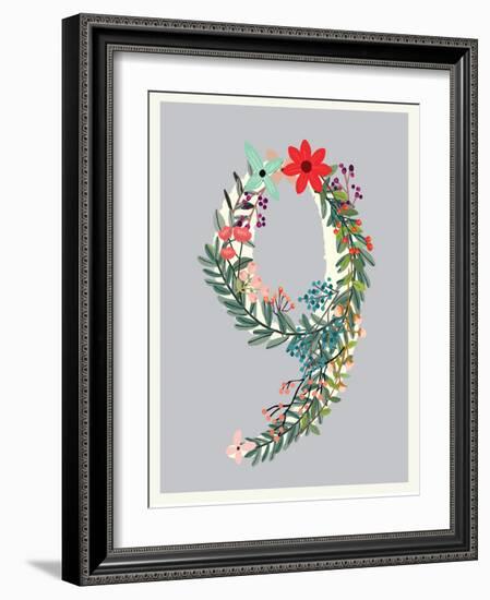 Number 9-Kindred Sol Collective-Framed Art Print