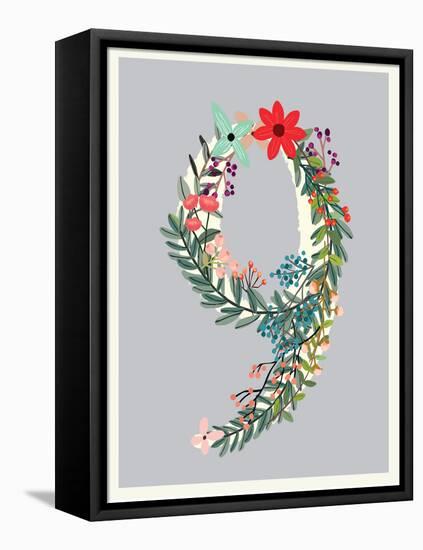 Number 9-Kindred Sol Collective-Framed Stretched Canvas