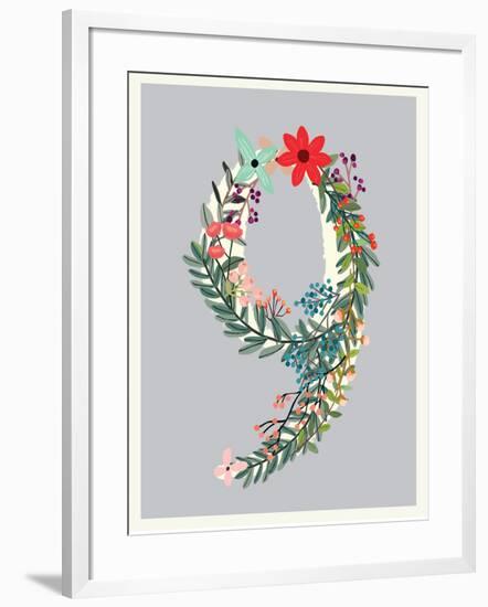 Number 9-Kindred Sol Collective-Framed Art Print