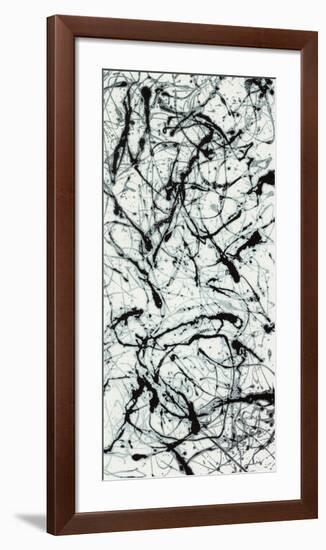 Number II A-Jackson Pollock-Framed Serigraph