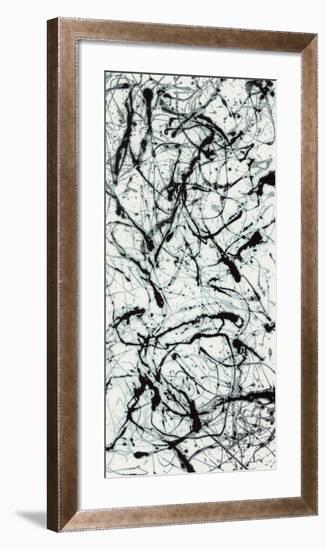 Number II A-Jackson Pollock-Framed Serigraph