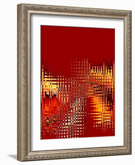 Number One Red-Ruth Palmer-Framed Art Print