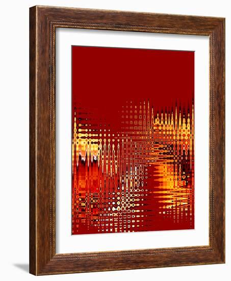 Number One Red-Ruth Palmer-Framed Art Print