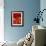 Number One Red-Ruth Palmer-Framed Art Print displayed on a wall