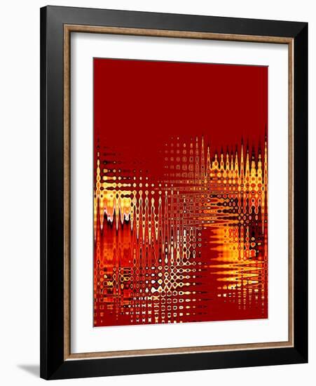 Number One Red-Ruth Palmer-Framed Art Print