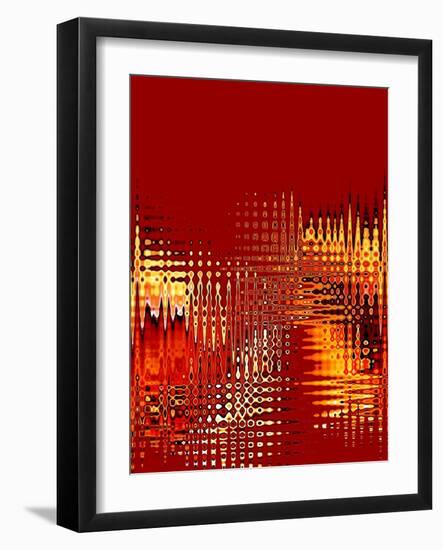 Number One Red-Ruth Palmer-Framed Art Print