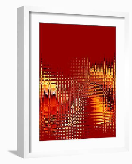 Number One Red-Ruth Palmer-Framed Art Print