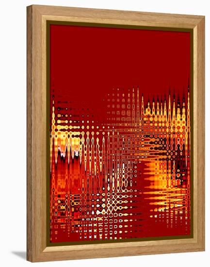 Number One Red-Ruth Palmer-Framed Stretched Canvas