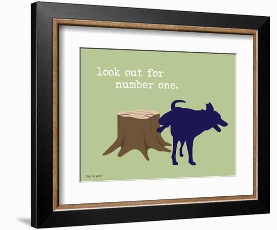 Number One-Dog is Good-Framed Art Print