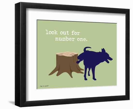 Number One-Dog is Good-Framed Art Print