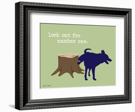 Number One-Dog is Good-Framed Art Print