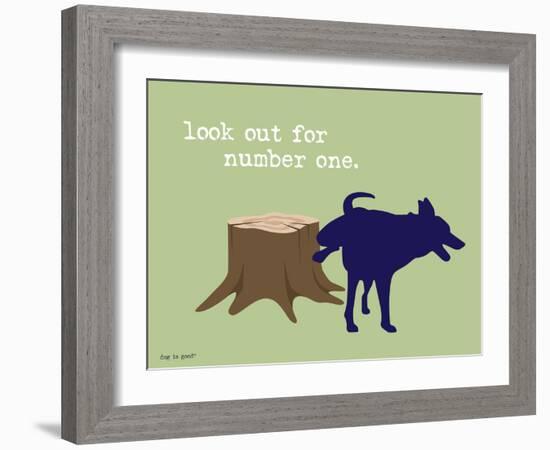 Number One-Dog is Good-Framed Art Print