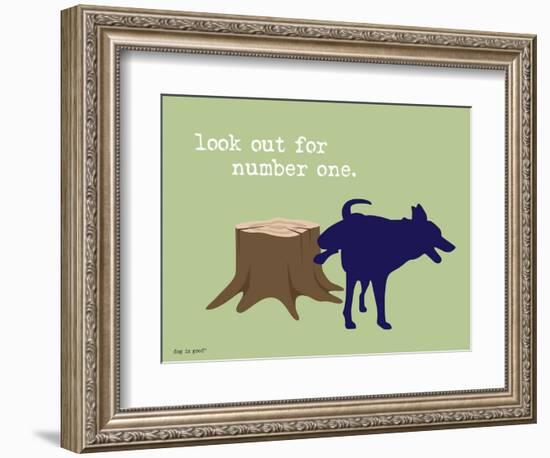 Number One-Dog is Good-Framed Premium Giclee Print