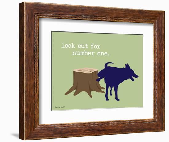 Number One-Dog is Good-Framed Premium Giclee Print