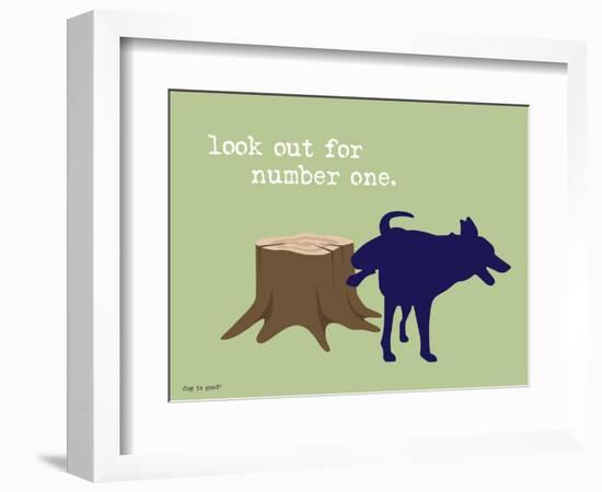 Number One-Dog is Good-Framed Premium Giclee Print