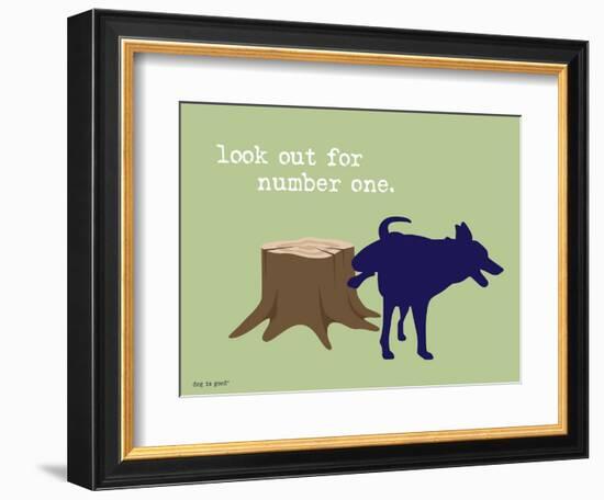 Number One-Dog is Good-Framed Premium Giclee Print