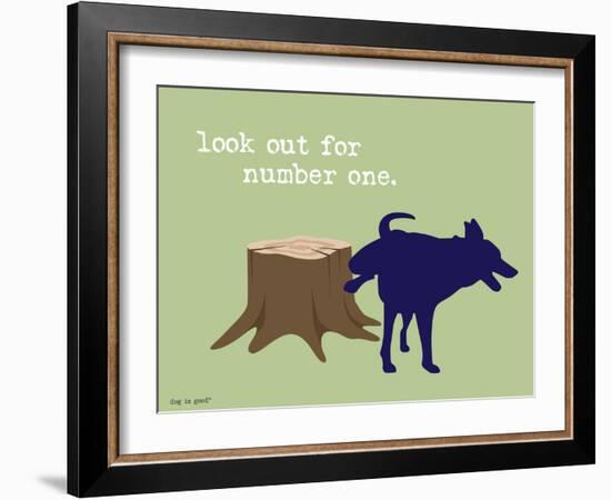 Number One-Dog is Good-Framed Art Print