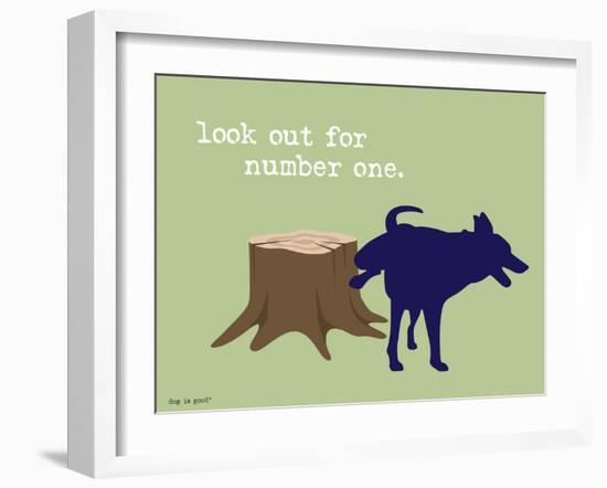 Number One-Dog is Good-Framed Art Print