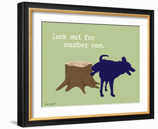 Number One-Dog is Good-Framed Art Print