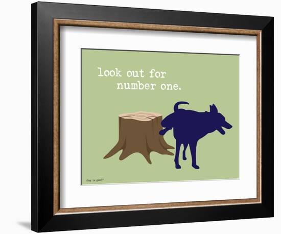 Number One-Dog is Good-Framed Premium Giclee Print