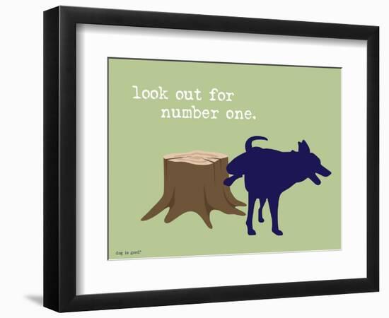 Number One-Dog is Good-Framed Premium Giclee Print