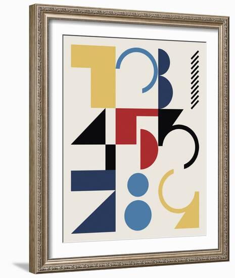 Number Play-Tom Frazier-Framed Giclee Print