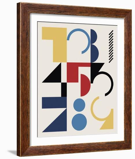 Number Play-Tom Frazier-Framed Giclee Print