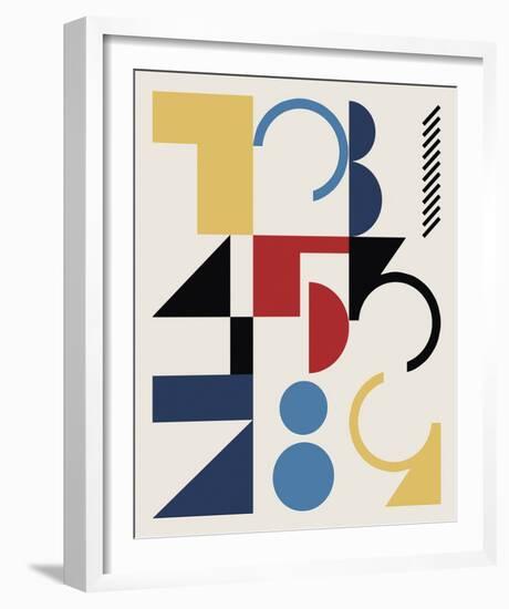 Number Play-Tom Frazier-Framed Giclee Print