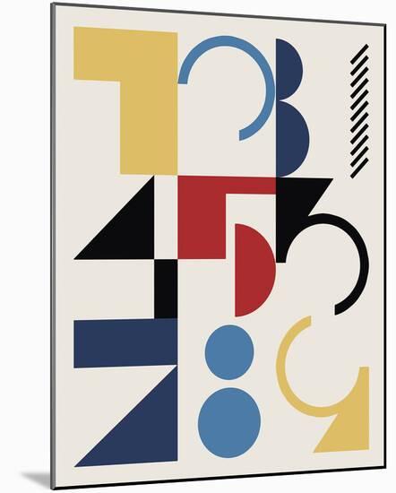 Number Play-Tom Frazier-Mounted Giclee Print