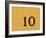 Number Ten on the Side of a Historic Trolley Car-John Nordell-Framed Photographic Print