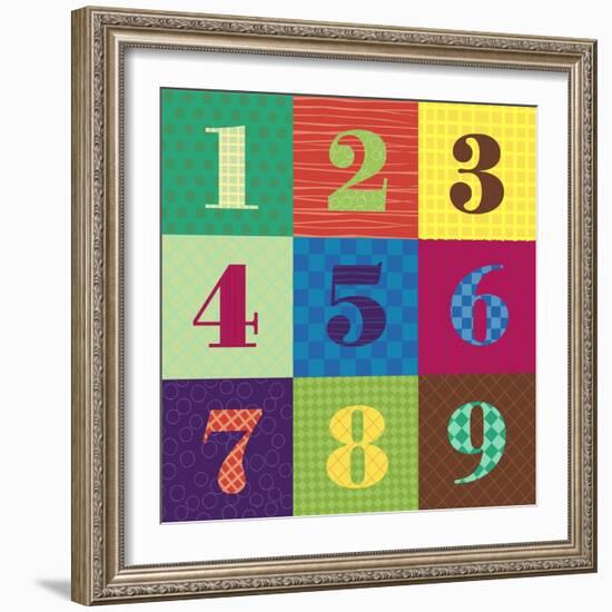 Numbercolors-Ali Lynne-Framed Giclee Print