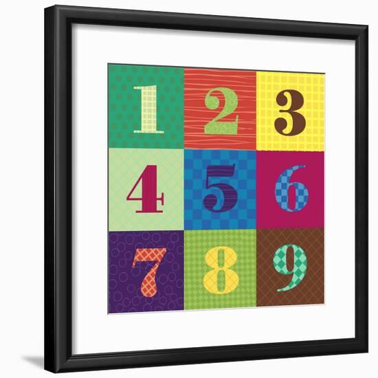 Numbercolors-Ali Lynne-Framed Giclee Print