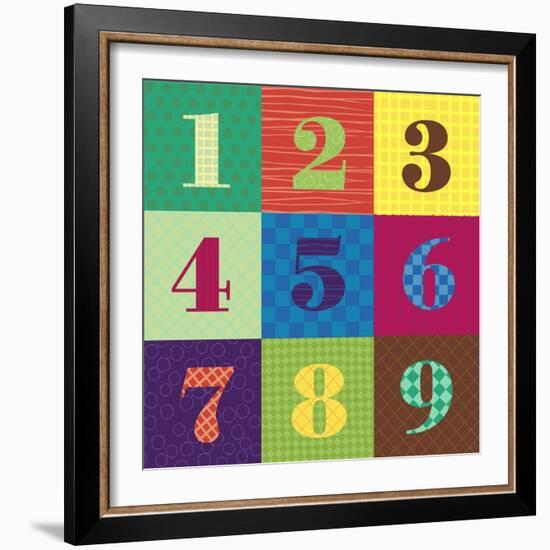 Numbercolors-Ali Lynne-Framed Giclee Print