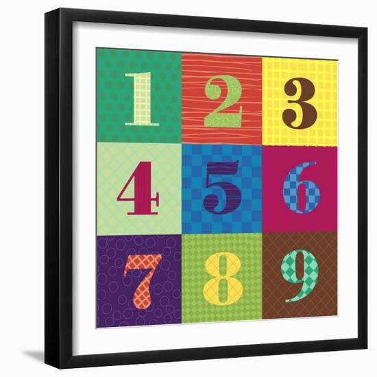 Numbercolors-Ali Lynne-Framed Giclee Print