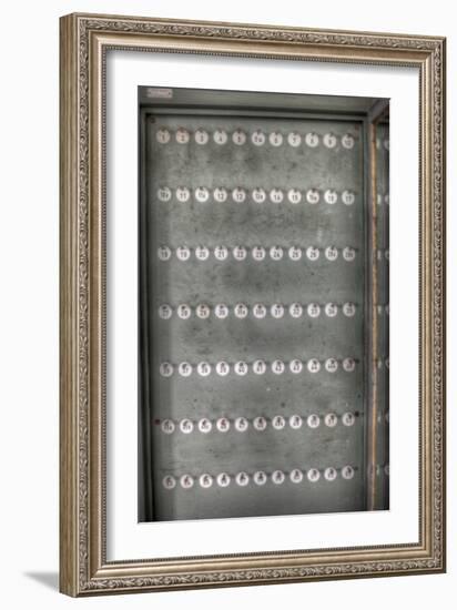 Numbered Counters on Rack-Nathan Wright-Framed Photographic Print