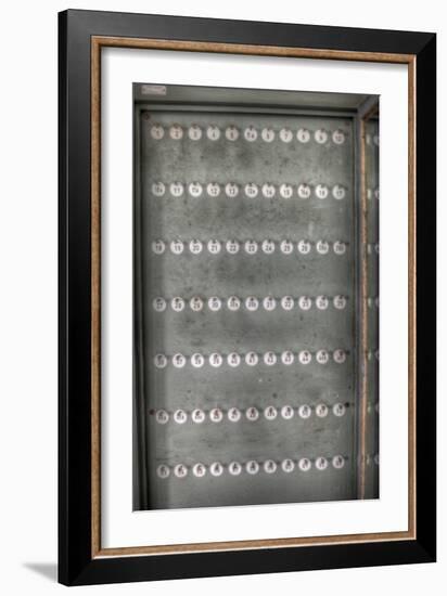 Numbered Counters on Rack-Nathan Wright-Framed Photographic Print