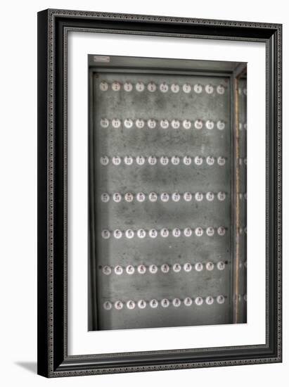 Numbered Counters on Rack-Nathan Wright-Framed Photographic Print