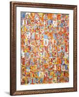 Numbers in Color-Jasper Johns-Framed Art Print