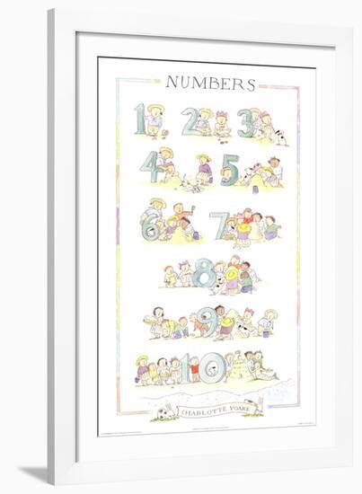 Numbers-Charlotte Voake-Framed Art Print