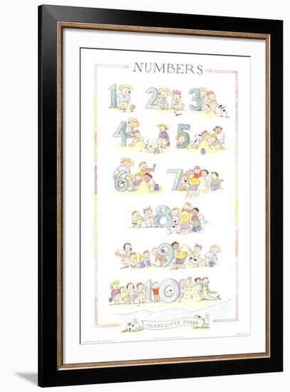 Numbers-Charlotte Voake-Framed Art Print