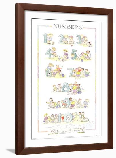 Numbers-Charlotte Voake-Framed Art Print