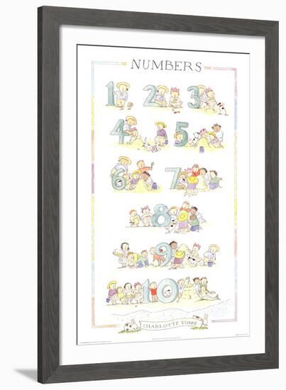 Numbers-Charlotte Voake-Framed Art Print