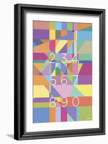 Numbers-Yoni Alter-Framed Giclee Print