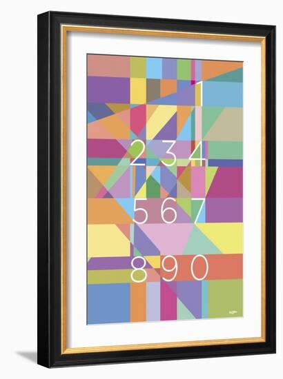 Numbers-Yoni Alter-Framed Giclee Print