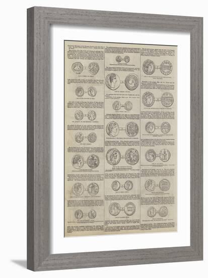 Numismatic Illustrations of the Narrative Portions of the New Testament, by John Yonge Akerman-null-Framed Giclee Print