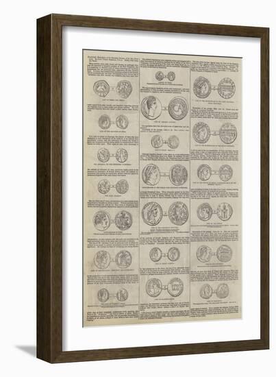 Numismatic Illustrations of the Narrative Portions of the New Testament, by John Yonge Akerman-null-Framed Giclee Print