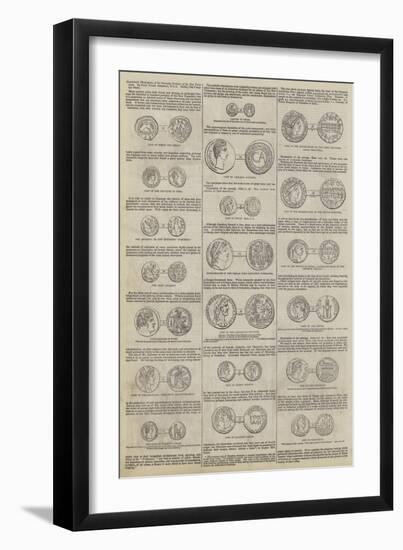 Numismatic Illustrations of the Narrative Portions of the New Testament, by John Yonge Akerman-null-Framed Giclee Print