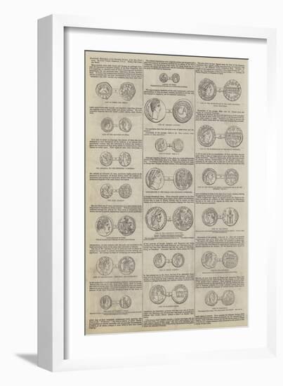 Numismatic Illustrations of the Narrative Portions of the New Testament, by John Yonge Akerman-null-Framed Giclee Print